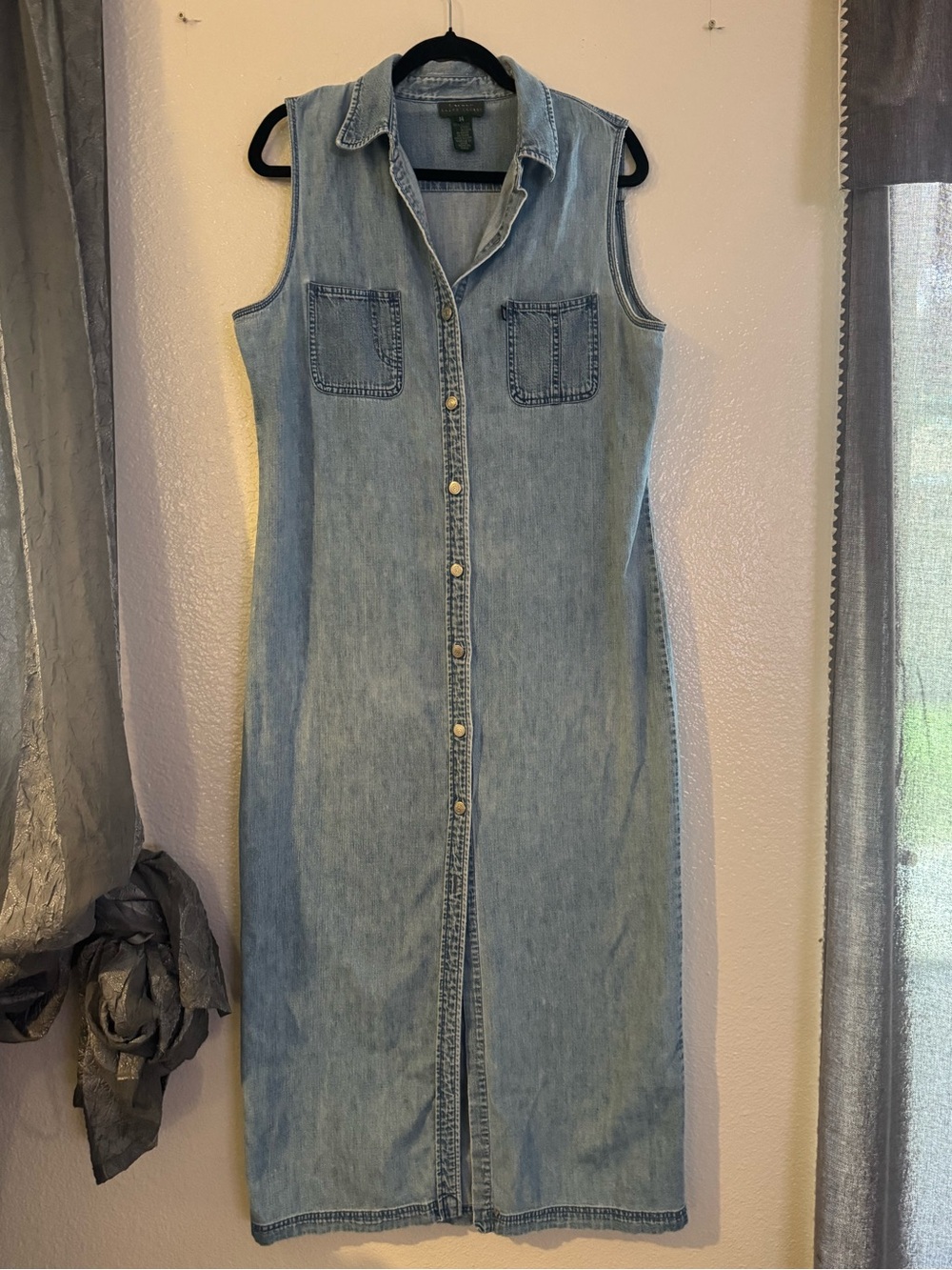 Lauren Ralph Lauren Light Blue Denim Dress